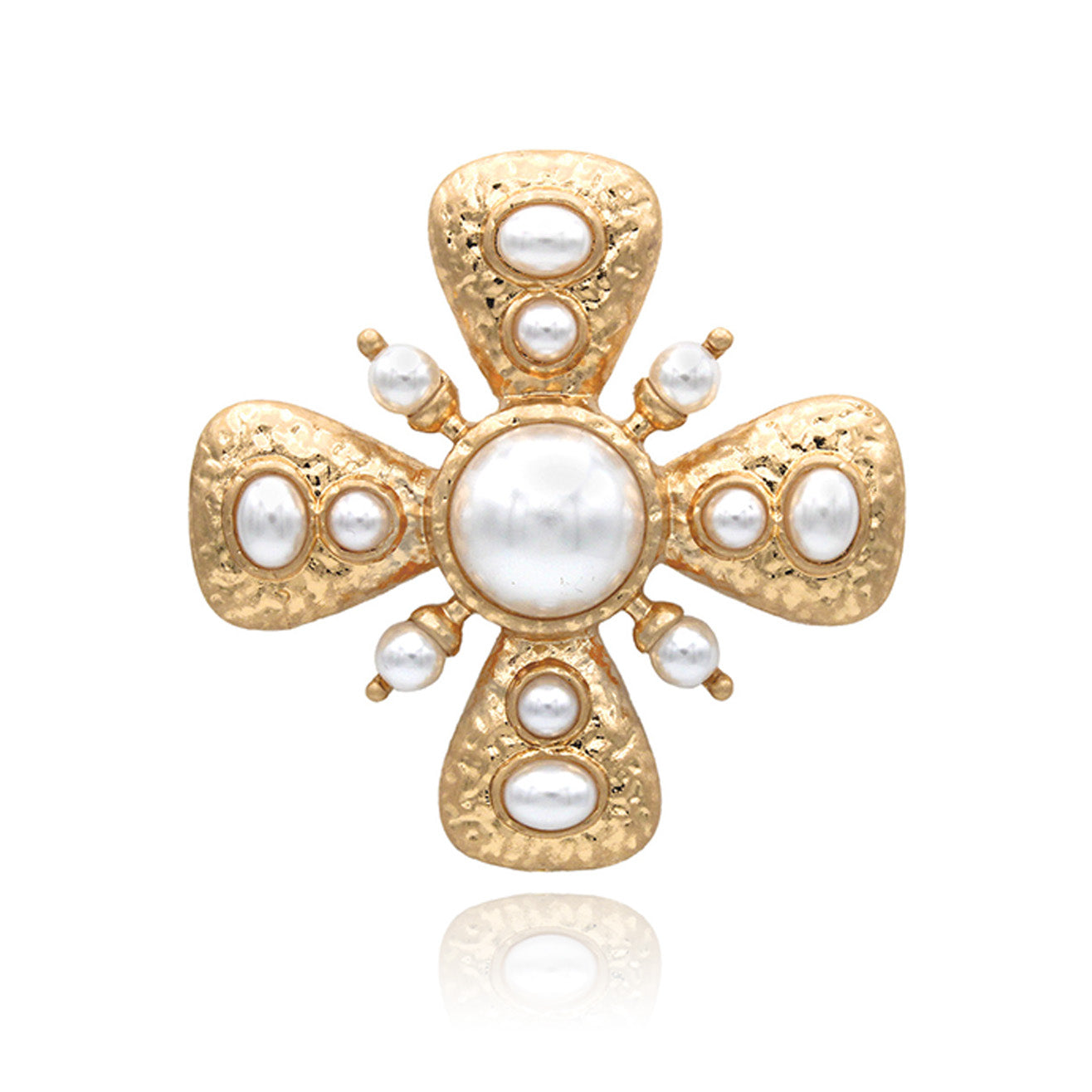 Maison Cross Brooch