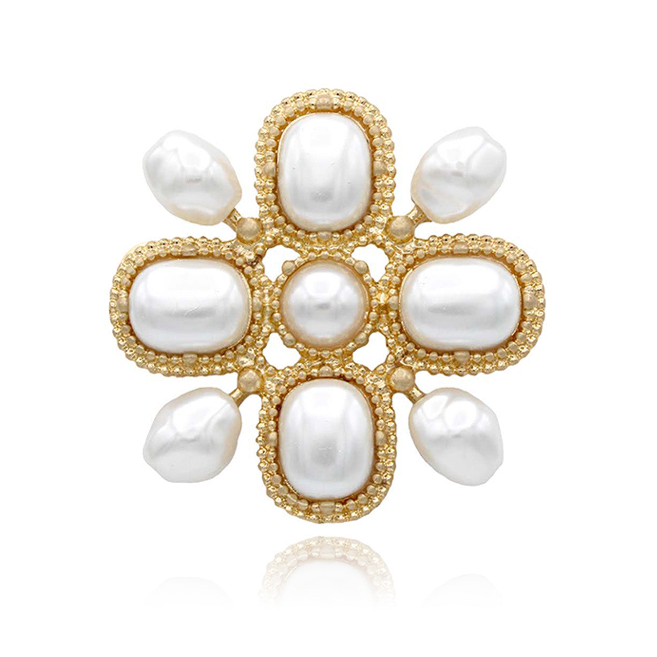 Maison Classic Cross Brooch