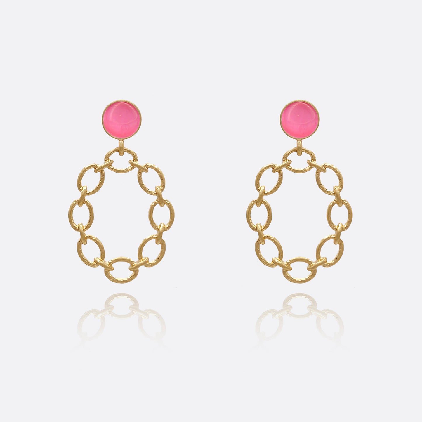 Cat's eye Stone Drop Earrings