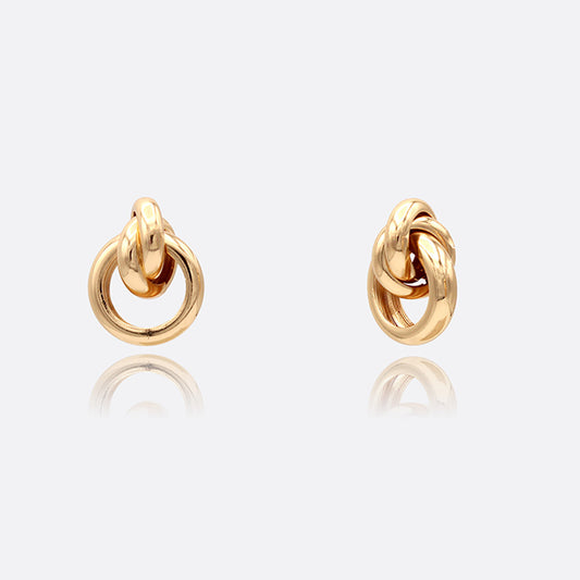 Mini Double Knot Earrings