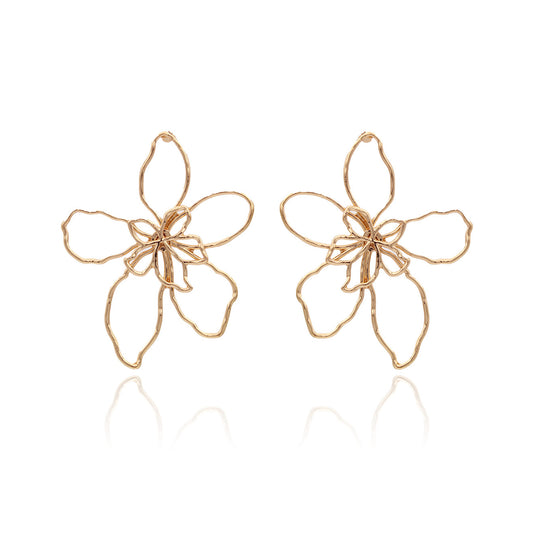 Flower Wire Earrings