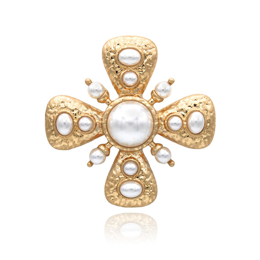 Maison Cross Brooch
